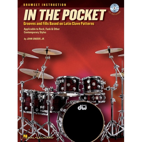 In The Pocket Drum Grooves Latin Clave Book/CD (Softcover Book/CD)
