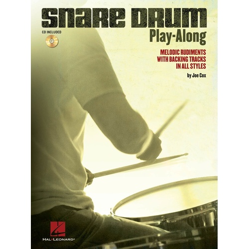 Snare Drum Play Along Book/CD (Softcover Book/CD)
