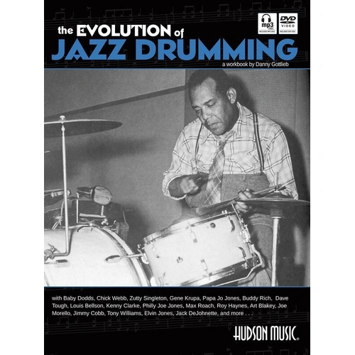 The Evolution of Jazz Drumming Book by Hudson Music