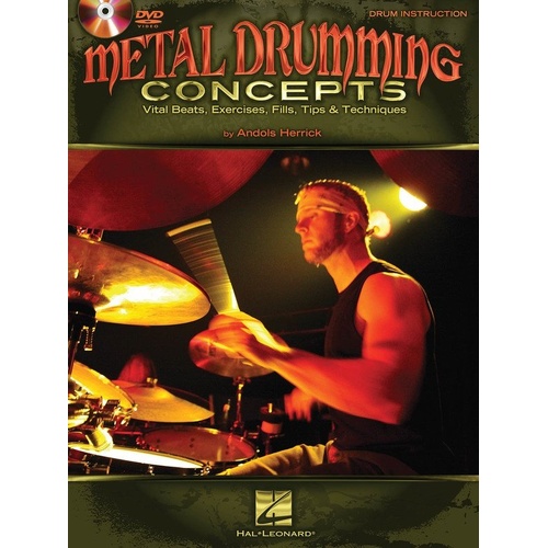 Metal Drumming Concepts Book/DVD by Andols Herrick