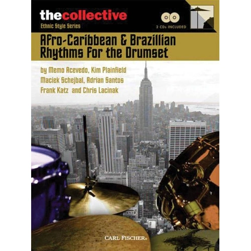 Afro-Caribbean & Brazilian Rhythms for Drums BK/CD