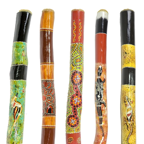 Didgeridoo Hand-painted Eucalypt 0.9m-1m Aboriginal Instrument