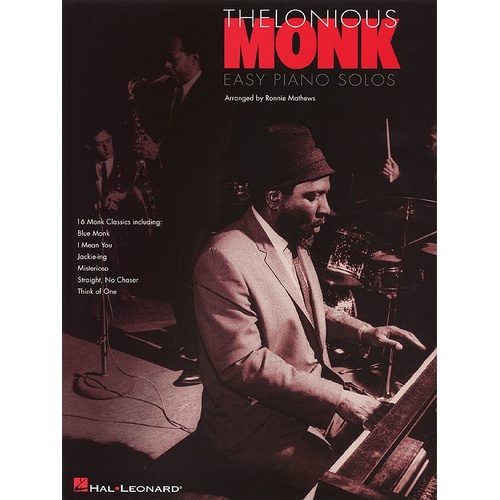 Thelonious Monk - Easy Piano Solos (Softcover Book)