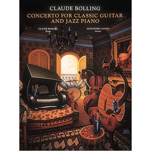 Concerto For Classic Guitar And Jazz Piano Trans (Softcover Book)
