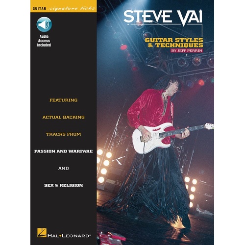 Steve Vai Guitar Styles And Technique Book/CD (Softcover Book/CD)