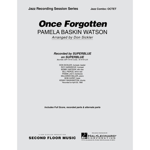 Once Forgotten Junior Ensemble (Music Score/Parts)