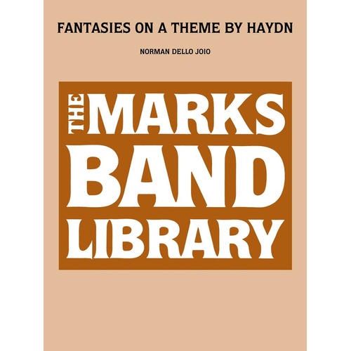 Fantasies On Theme By Haydn Concert Band 4 (Music Score/Parts)