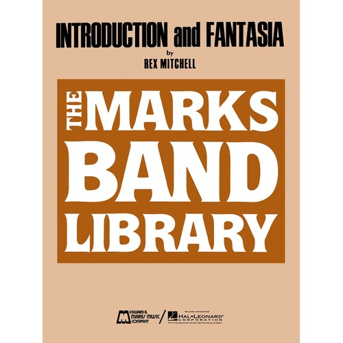 Introduction and Fantasia Concert Band Arr Mitchell (Music Score/Parts)