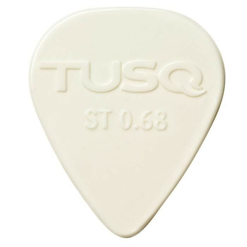 10 x GRAPH TECH Tusq Guitar Picks Bright Tone White 0.68mm Gauge 