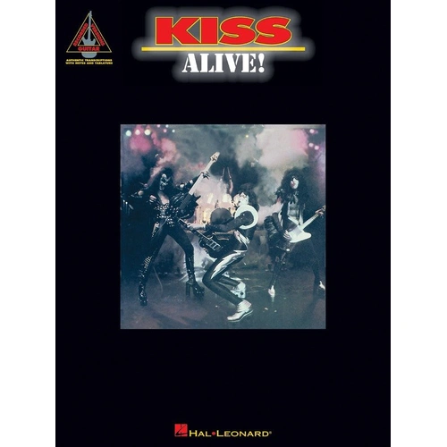 Kiss - Alive! Guitar Tab Songbook by Hal Leonard, 112 Pages, Standard Notation & TAB, Includes 16 Hits