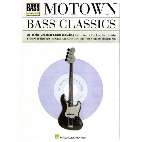 Motown Bass Classics Bass Rec (Softcover Book)