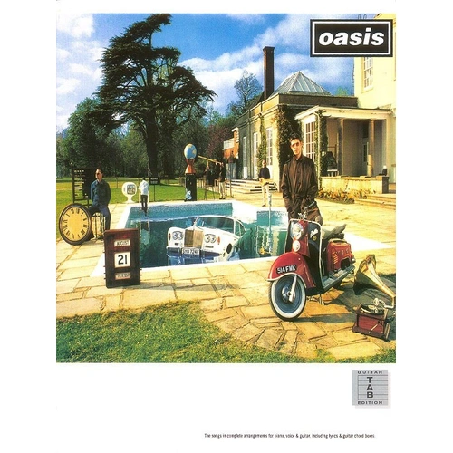 Oasis - Be Here Now Guitar Tab Book by Hal Leonard, 88 Pages, Includes D'You Know What I Mean?, My Big Mouth, and More