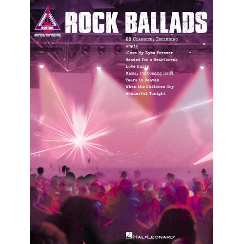 Rock Ballads Guitar TAB (Softcover Book)