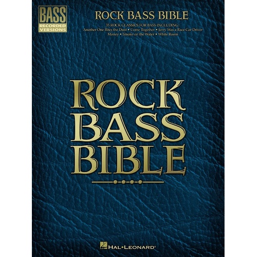 Rock Bass Bible TAB Recorded Versions (Softcover Book)