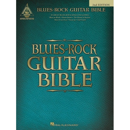 Blues-Rock Guitar Bible Tab RV - Hal Leonard, 288 Pages, 34 Songs Transcribed for Guitar