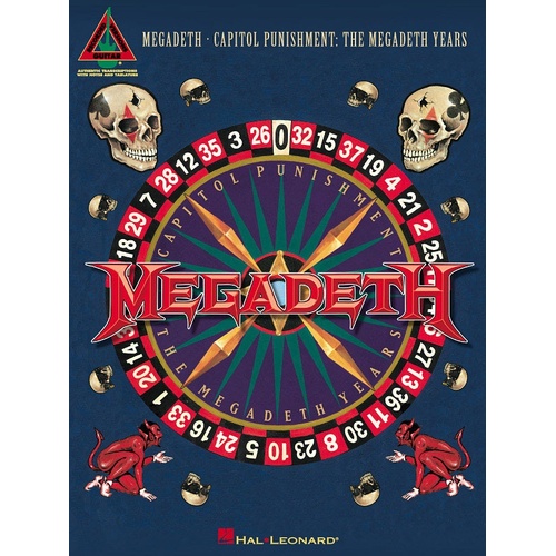 Capitol Punishment Guitar TAB The Megadeth Years (Softcover Book)