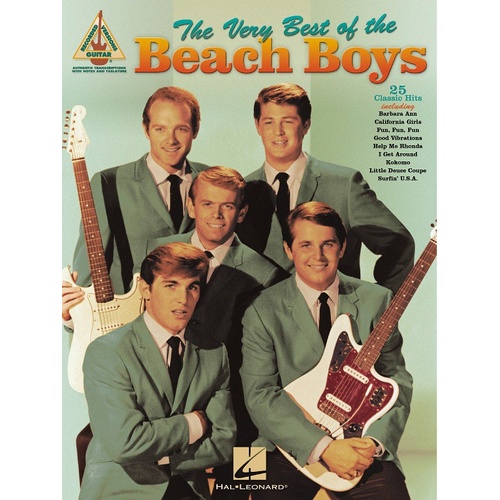Very Best Of The Beach Boys Guitar TAB (Softcover Book)
