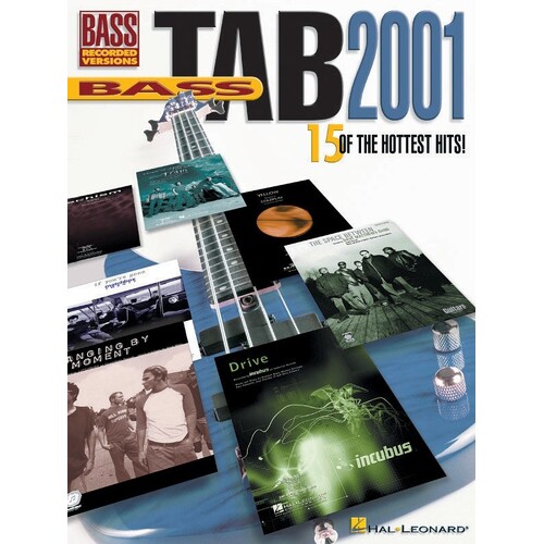 Bass TAB 2001 15 Of The Hottest Hits (Softcover Book)