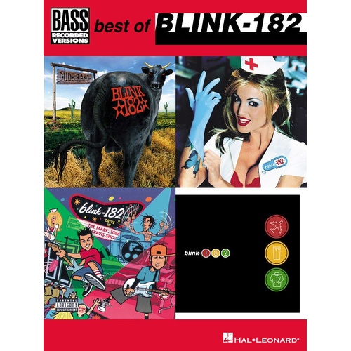 Best Of Blink 182 Bass TAB (Softcover Book)