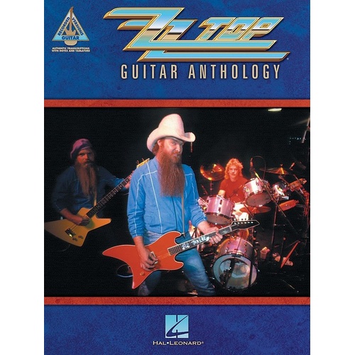 ZZ Top Guitar Anthology Tab Book - 25 Classic Songs for Guitar with Lyrics & Chords, 208 Pages, Hal Leonard
