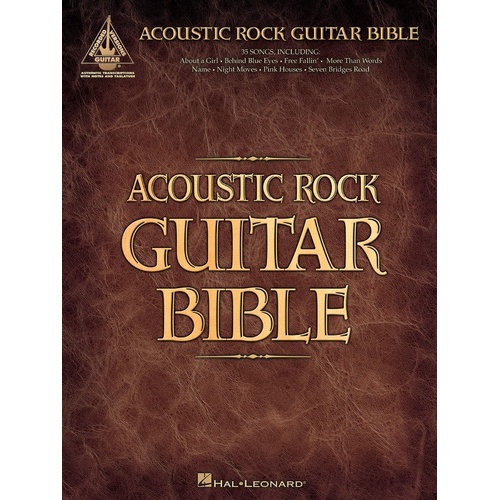 Acoustic Rock Guitar Bible TAB Rv 