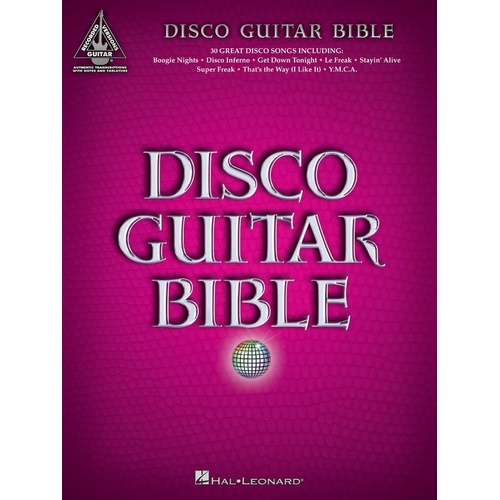 Disco Guitar Bible TAB Rv (Softcover Book)