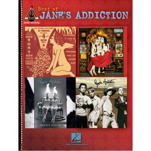 Best Of Janes Addiction Guitar TAB (Softcover Book)