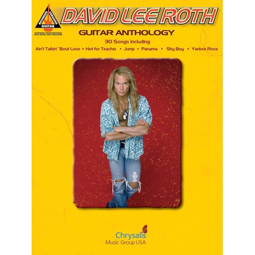 David Lee Roth Guitar Anthology Rec Vers Guitar TAB (Softcover Book)