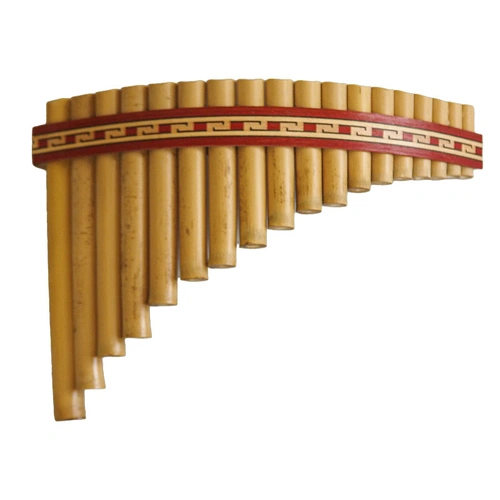 Schwarz Bamboo Panpipes 18 Note C (G-C) Curved Made in Austria