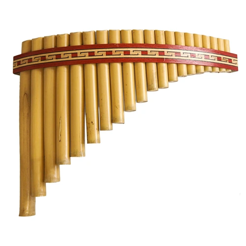 Panpipe Bamboo Roumaines Curved 20 Note C (F-D) - Made in Austria by Schwarz