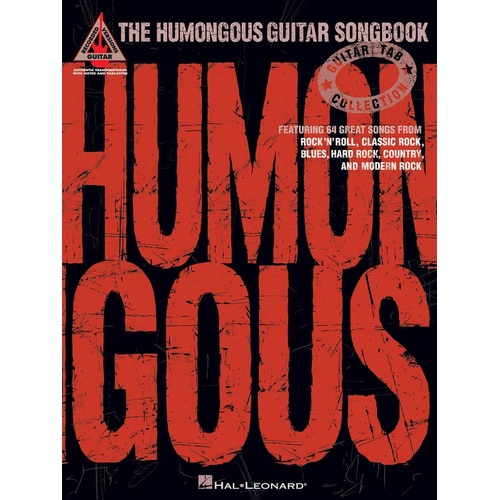 Humongous Guitar Songboook Guitar TAB (Softcover Book)