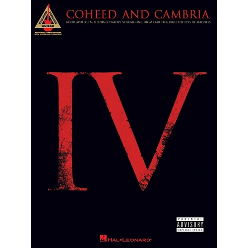 Good Apollo Im Burning Star Iv Vol 1 Guitar TAB (Softcover Book)