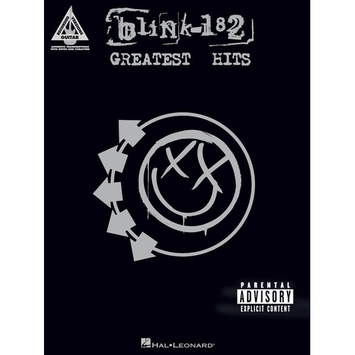 blink-182 Greatest Hits Guitar Tab RV - 17 Songs, Guitar Recorded Version, 96 Pages, Hal Leonard, Includes Lyrics & Chords