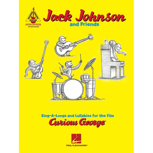 Curious George Guitar TAB Sing A Longs and Lullabies (Softcover Book)
