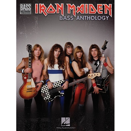 Iron Maiden Bass Anthology Tab - 20 Classics for Bass Guitar, 200 Pages, Hal Leonard