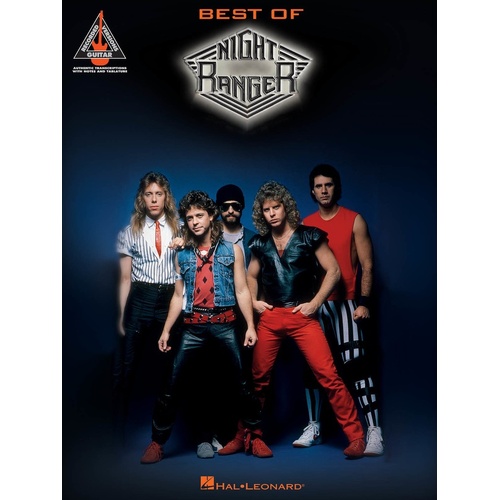 Best Of Night Ranger Guitar Rec Version (Softcover Book)