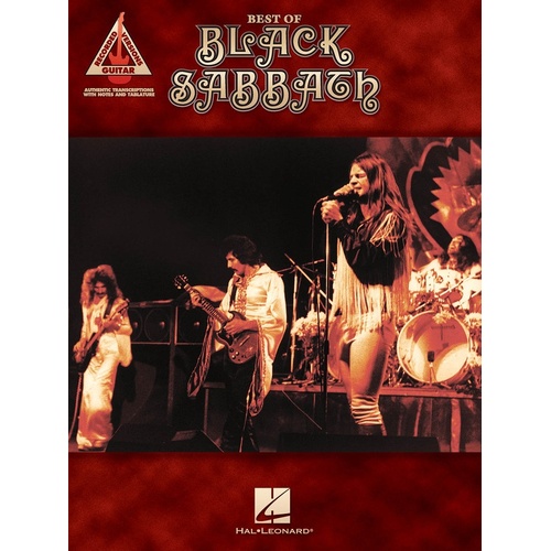 Best Of Black Sabbath Guitar TAB (Softcover Book)