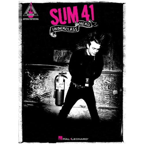 Underclass Hero Rec Versions Guitar TAB (Softcover Book)