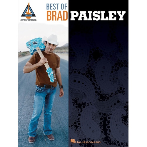 Best Of Brad Paisley Guitar Rec Version (Softcover Book)