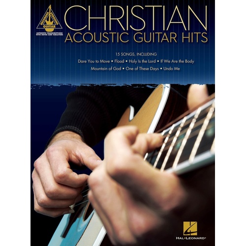 Christian Acoustic Guitar Hits Recorded Versions (Softcover Book)