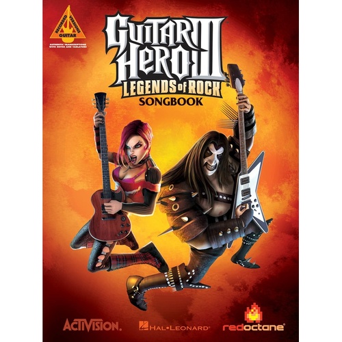Guitar Hero Iii - Legends Of Rock TAB Rv (Softcover Book)