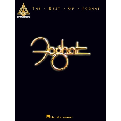 Best Of Foghat Recorded Version Guitar TAB (Softcover Book)