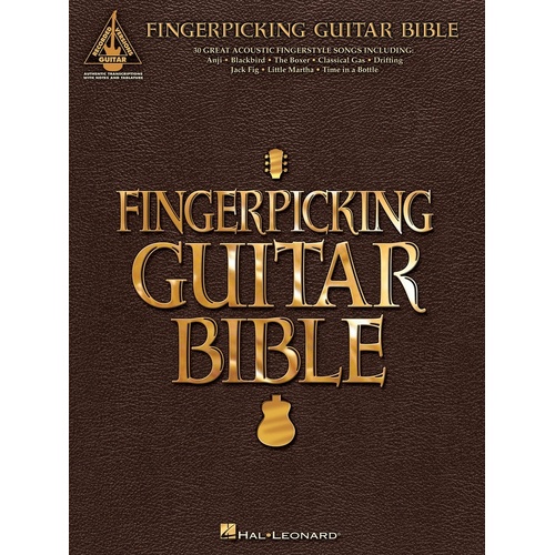 Fingerpicking Guitar Bible Recorded Versions (Softcover Book)