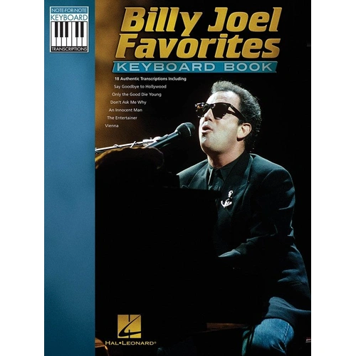 Billy Joel Favorites Keyboard Book - 248 Pages, Hal Leonard, Note-for-Note Transcriptions, Includes 18 Popular Songs