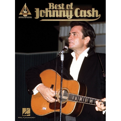 Best Of Johnny Cash Guitar TAB Rec Ver (Softcover Book)
