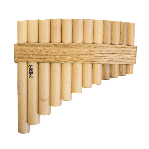 Gibonus Curved Panflute - 12-Note Maple Key C-Major (C2-G3)