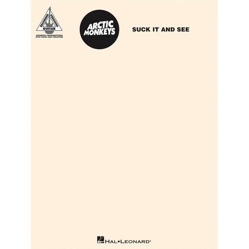 Suck It And See Guitar Recorded Versions (Softcover Book)