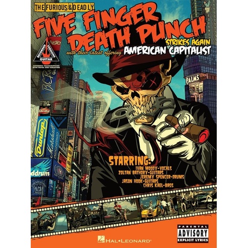 Five Finger Death Punch - American Capitalist Guitar Recorded Versions Songbook