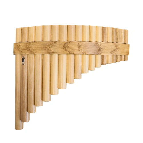 Gibonus Curved Panflute - 18-Note Maple Key C-Major (F1-B3) Panpipes from Poland