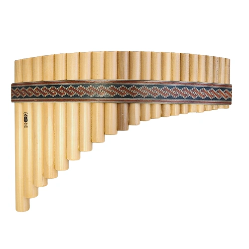 Gibonus Curved Concert Panflute - 22-Note Maple Key G-Major (G1-G4)
